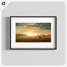 アートポスター-Sunset of the Prairies - アルバート ビアスタット Poster.