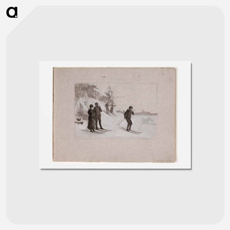 アートポストカード-(unknown) part of a sketchbook - アルバート エーデルフェルト Postcard.