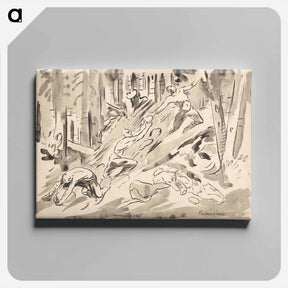 アートパネル-Larch - アーノルド ピーター ワイズ クビンチャン Canvas.