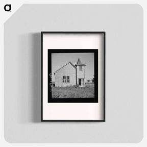 アートポスター-Church on the Aldridge Plantation near Leland, Mississippi - ドロテア ラング Poster.