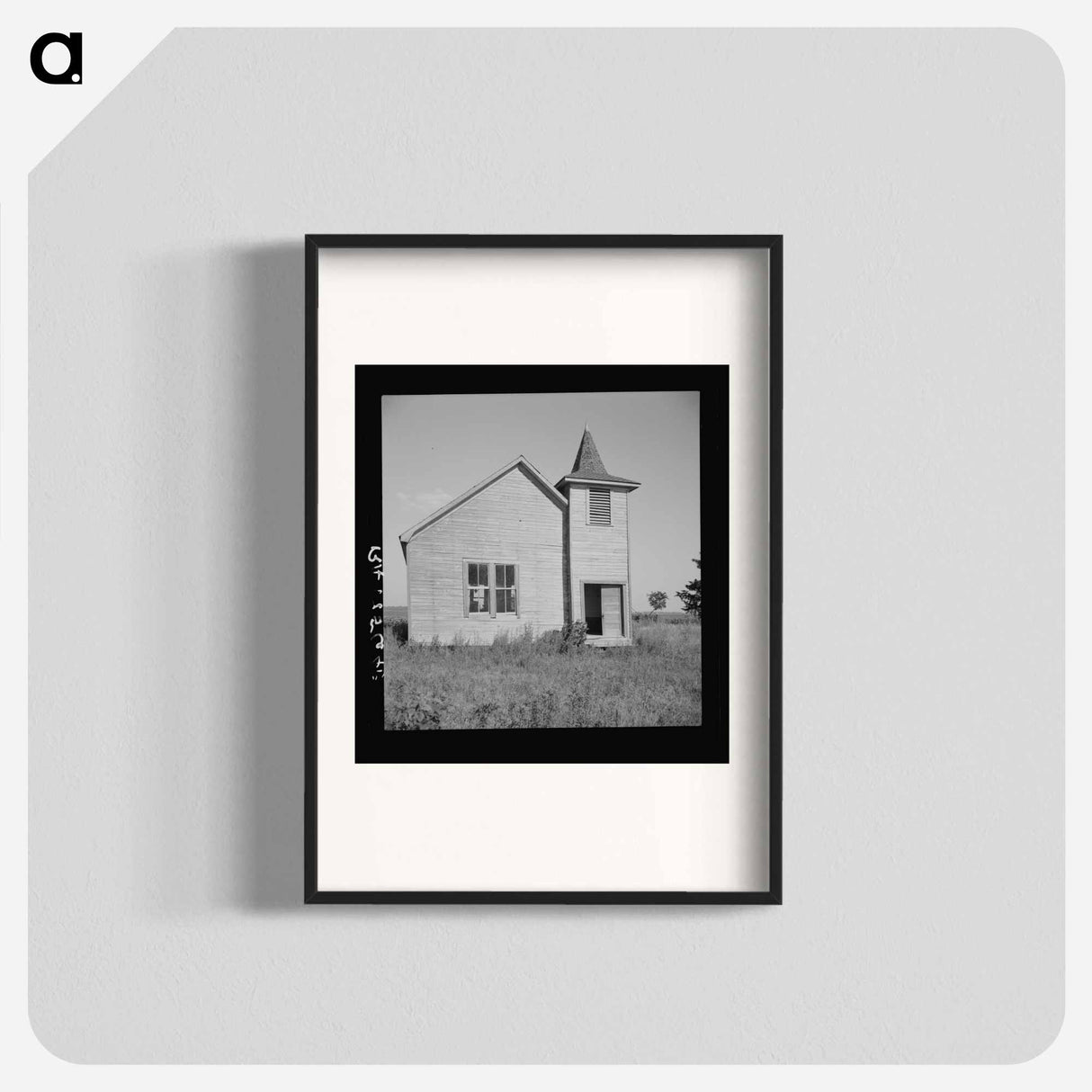 Church on the Aldridge Plantation near Leland, Mississippi - ドロテア ラング Poster.