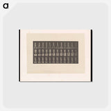 アートポストカード-Naked Woman Walking
 - エドワード マイブリッジ Postcard.