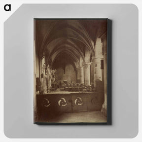 アートパネル-Eglise Saint-Julien le Pauvre
 - ウジェーヌ アジェ Canvas.