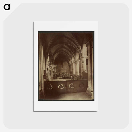 アートポストカード-Eglise Saint-Julien le Pauvre
 - ウジェーヌ アジェ Postcard.