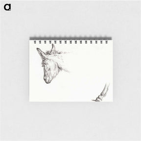アートメモ帳-Head and paw of an ass - ジャン ベルナール Memo.