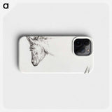 Head and paw of an ass - ジャン ベルナール Phone Case.