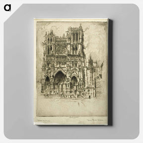 アートパネル-The West Front, Amiens
 - ジョセフ ペネル Canvas.