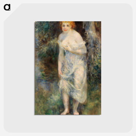 アートポストカード-The Source - ピエール オーギュスト ルノワール Postcard.