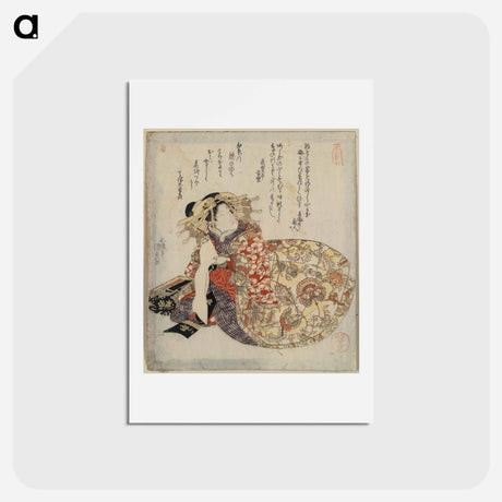 アートポストカード-Sandaime Onoe Kikugorō no Yūjo
 - 歌川 国貞 Postcard.