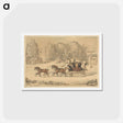 アートポストカード-The Mail Coach in a Storm of Snow
 - イェール大学アートギャラリー Postcard.