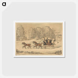 アートポストカード-The Mail Coach in a Storm of Snow
 - イェール大学アートギャラリー Postcard.