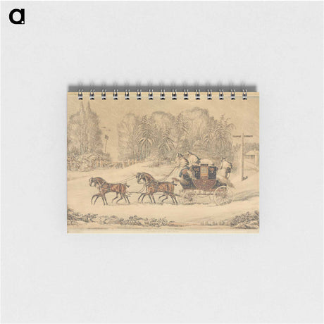 アートメモ帳-The Mail Coach in a Storm of Snow
 - イェール大学アートギャラリー Memo.