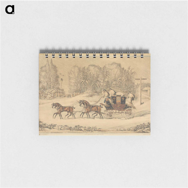 アートメモ帳-The Mail Coach in a Storm of Snow
 - イェール大学アートギャラリー Memo.
