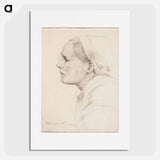 Luonnos teokseen poltettu kylä - アルバート エーデルフェルト Poster.