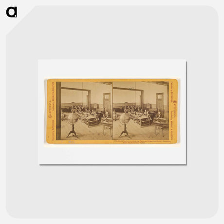 アートポストカード-Blind Pupils at their Studies
 - エドワード マイブリッジ Postcard.