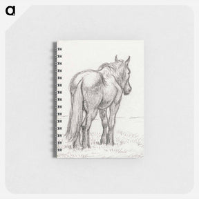 アートメモ帳-Standing horse - ジャン ベルナール Memo.