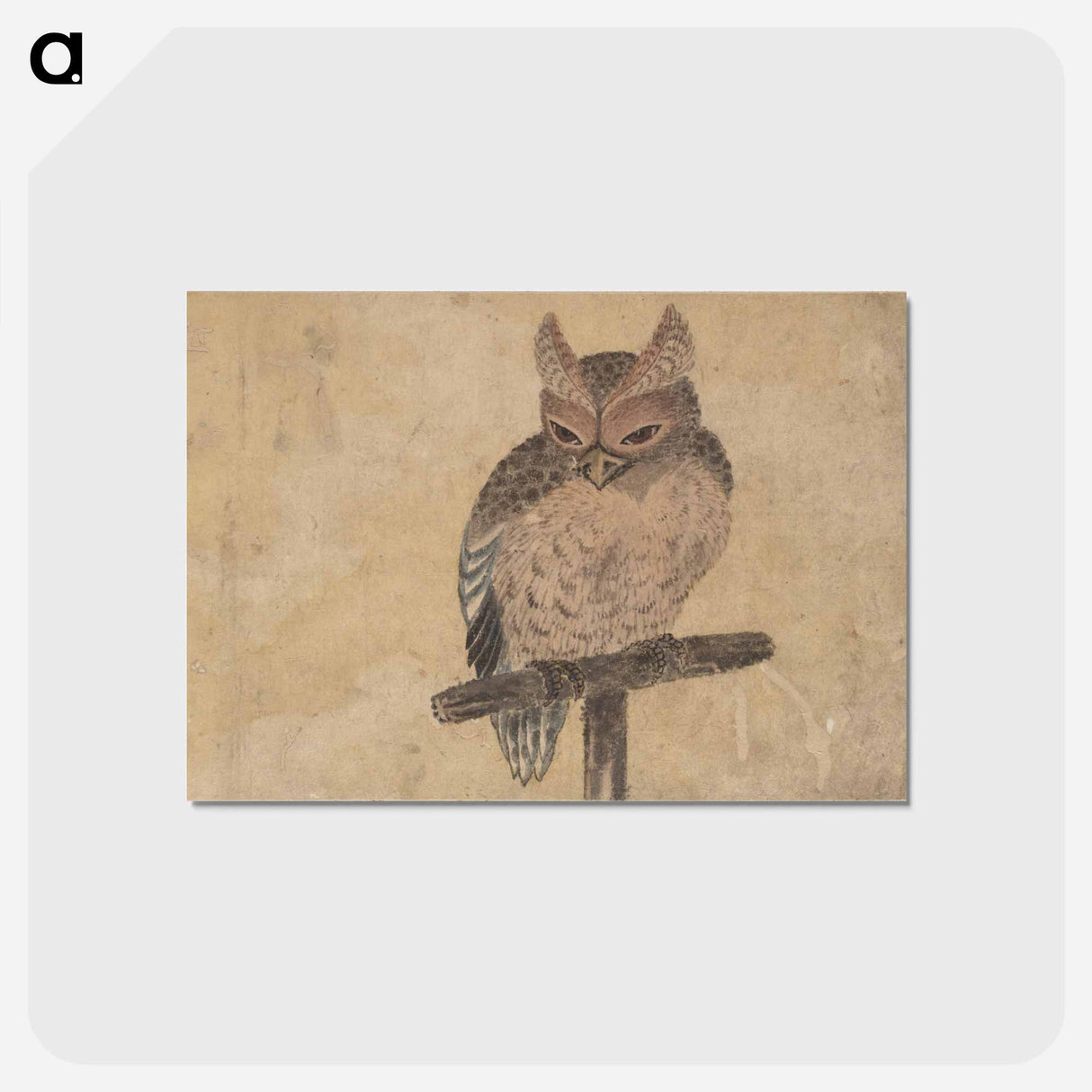 アートポストカード-Album of Sketches by Katsushika Hokusai and His Disciples - 葛飾 北斎 Postcard.