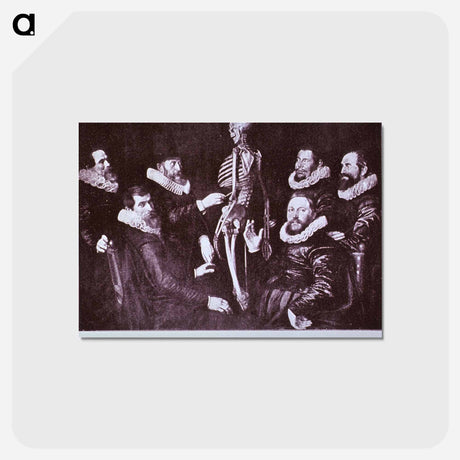 アートポストカード-Dr. Egberts' Lesson on Anatomy
 - 国立医学図書館 Postcard.