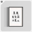 アートポスター-Eskimo Boots and Shoes of Different Ornaments
 - 大英図書館 Poster.
