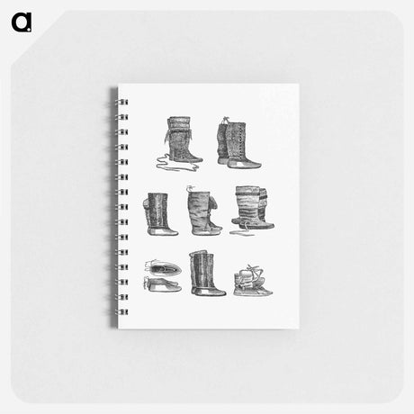 アートメモ帳-Eskimo Boots and Shoes of Different Ornaments
 - 大英図書館 Memo.