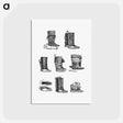 アートポストカード-Eskimo Boots and Shoes of Different Ornaments
 - 大英図書館 Postcard.
