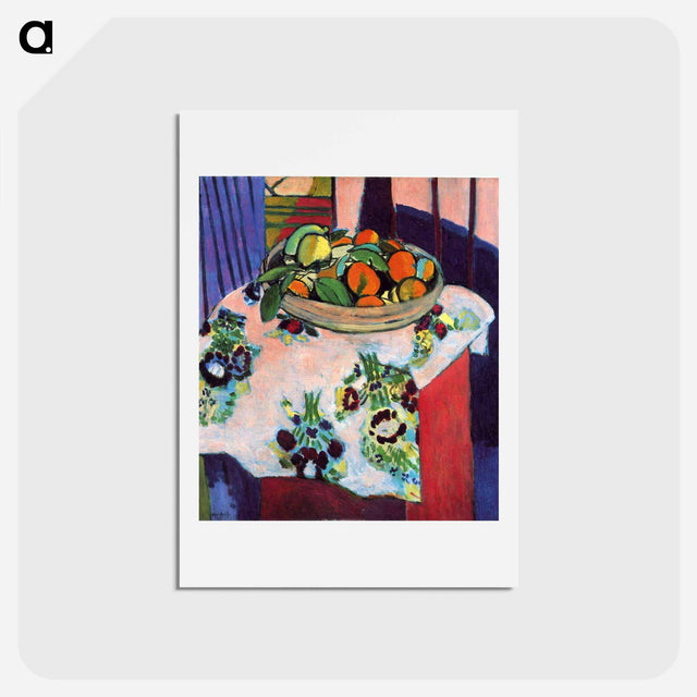 アートポストカード-Basket with Oranges - アンリ マティス Postcard.