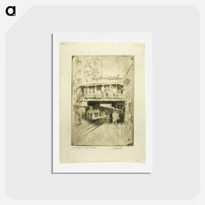 アートポストカード-Westminster Bridge Station
 - ジョセフ ペネル Postcard.