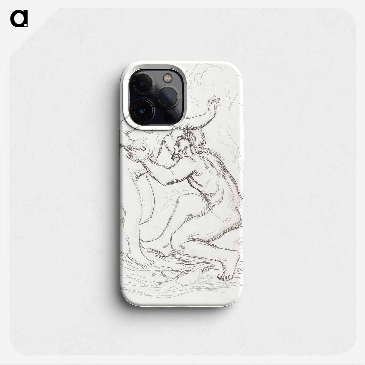 Le Fleuve Scamandre - ピエール オーギュスト ルノワール Phone Case.