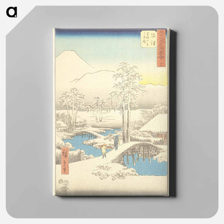 アートパネル-13, Numazu: Fuji in Clear Weather after Snow, from the Ashigara Mountains
 - 歌川 広重 Canvas.