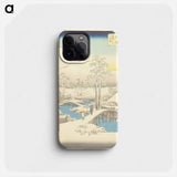 13, Numazu: Fuji in Clear Weather after Snow, from the Ashigara Mountains
 - 歌川 広重 Phone Case.