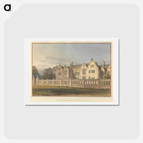 アートポストカード-North West View of Harlaxton Manor House, Lincolnshire
 - イェール大学アートギャラリー Postcard.