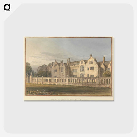 アートポストカード-North West View of Harlaxton Manor House, Lincolnshire
 - イェール大学アートギャラリー Postcard.