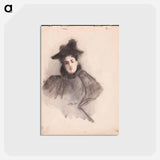 アートポストカード-Ellan edelfelt part of a sketchbook - アルバート エーデルフェルト Postcard.