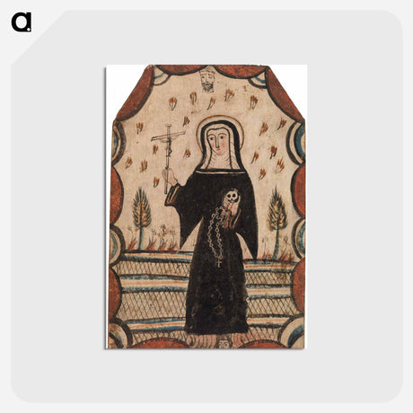 アートポストカード-Saint Rita of Cascia
 - バーンズ・コレクション Postcard.