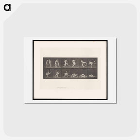 アートポストカード-Wrestling Figures
 - エドワード マイブリッジ Postcard.