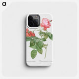 Boursault Rose - Pierre Joseph Redouté Phone Case.