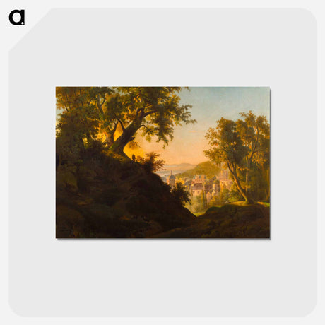 アートポストカード-The Castle of Heidelberg
 - セントルイス美術館 Postcard.