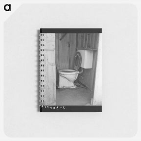 アートメモ帳-Toilet for ten cabins, men, women and children in auto camp for Arkansawyers, recent migrants to California. - ドロテア ラング Memo.