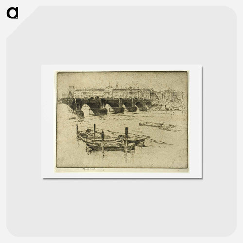 Waterloo Bridge and Somerset House
 - ジョセフ ペネル Postcard.