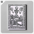アートパネル-Human Skeleton Standing Before Open Sarcophagus
 - 国立医学図書館 Canvas.