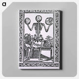 アートパネル-Human Skeleton Standing Before Open Sarcophagus
 - 国立医学図書館 Canvas.