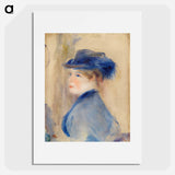 Bust of a Woman - Pierre-Auguste Renoir Poster.