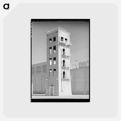 アートポストカード-Phoenix Fire Tower
 - ラッセル リー Postcard.