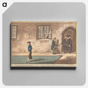 アートパネル-The Rake's-Progress at the University - No. 2 - "Ah me! that thou the Freshman's-Guide should'st read, yet venture on the hallowed grass to tread"
 - イェール大学アートギャラリー Canvas.