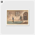 アートポストカード-The Rake's-Progress at the University - No. 2 - "Ah me! that thou the Freshman's-Guide should'st read, yet venture on the hallowed grass to tread"
 - イェール大学アートギャラリー Postcard.