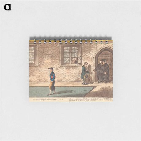 アートメモ帳-The Rake's-Progress at the University - No. 2 - "Ah me! that thou the Freshman's-Guide should'st read, yet venture on the hallowed grass to tread"
 - イェール大学アートギャラリー Memo.