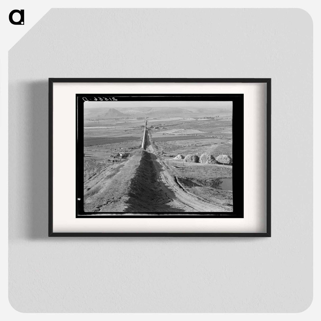 The longest siphon in the world crosses the Malheur Valley - Dorothea Lange Poster.