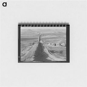 アートメモ帳-The longest siphon in the world crosses the Malheur Valley - ドロテア ラング Memo.