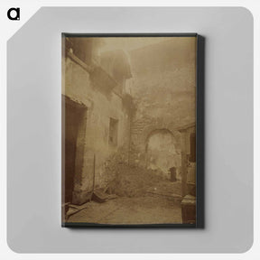 アートパネル-Hôtel Richelieu, 18 Quai de Béthune
 - ウジェーヌ アジェ Canvas.