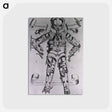 アートポストカード-Orthopedic Bracing Device, Back View
 - 国立医学図書館 Postcard.